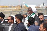 استقبال از شیخ زکزاکی در فرودگاه امام خمینی(ره)
