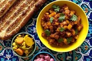 آموزش آشپزی/ دو پیازه آلو شیرازی؛ غذایی بدون گوشت