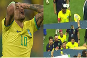 رفتار عجیب برزیلی‌ها با نیمار!/پرتاب جعبه پاپ‌کورن از سوی هواداران+ عکس