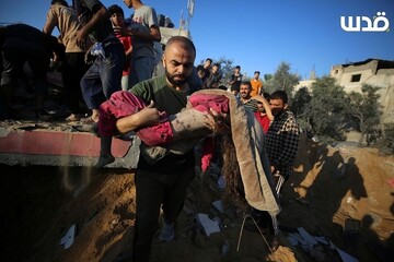طوفان الاقصی| ادامه بمباران مناطق مسکونی غزه و کشتار غیرنظامیان / حملات موشکی مقاومت به تل‌آویو
