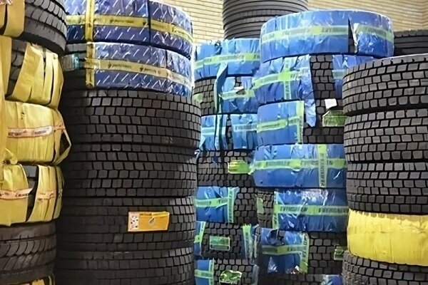 کشف ۶۰۰ حلقه لاستیک‌ چینی خودروی سنگین در تهران