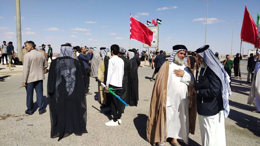 تجمع جمعی از دانشجویان در مرز عراق و اردن