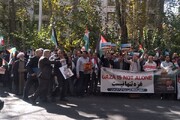 اساتید دانشگاه‌های تهران مقابل دفتر سازمان ملل در تهران تجمع کردند