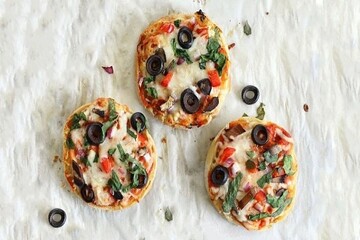 آموزش آشپزی / طرز تهیه مینی پیتزا در ماهیتابه