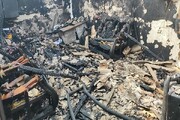 سوختگی بین ۱۰ تا ۶۰ درصد مصدومان آتش‌سوزی کمپ لنگرود