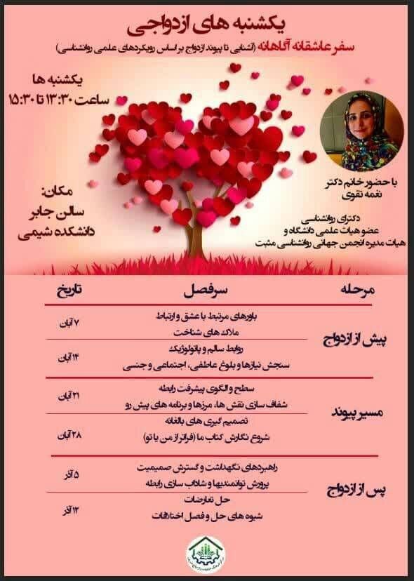 «یکشنبه های ازدواجی» در دانشگاه شریف برگزار می‌شود