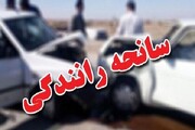 انحراف اتوبوس در سیستان و بلوچستان ۱۳ مصدوم برجا گذاشت + عکس