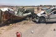 تصادف پژو پارس با وانت در اصفهان ۳ کشته و ۳ مصدوم بر جا گذاشت