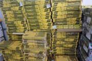 بیش از ۲۲ هزار بسته تنباکوی قاچاق در تهران کشف شد