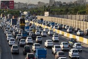 وضعیت جاده‌ها/  ترافیک سنگین در آزادراه کرج – تهران