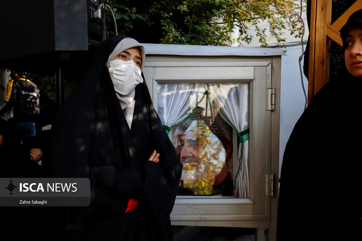 تشییع پیکر 110 شهید گمنام دفاع مقدس در تهران