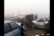 طوفان شن در مشهد حادثه‌ساز شد/ 4 نفر مصدوم شدند