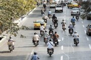 سونامی افزایش موتورسوار در تهران