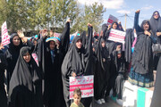 دانشجویان و مردم یاسوج، در میدان حسینیه ثارالله تجمع کردند