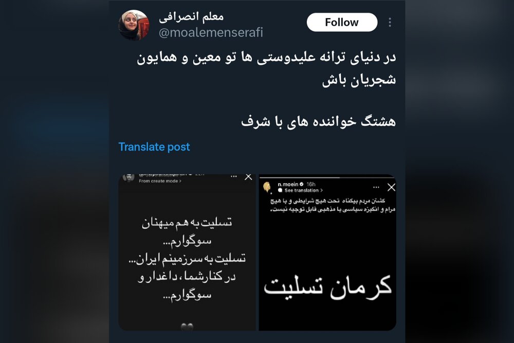 از دویچه‌وله تا توییتر؛ بازتاب هم‌دردی و هم‌بستگی پس از شهادت ۸۹ ایرانی
