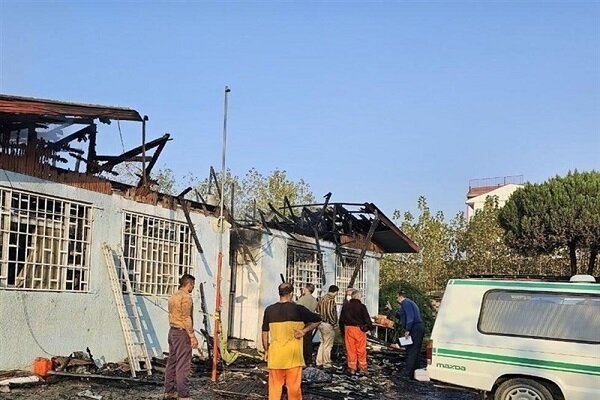 کیفرخواست ۷ متهم آتش‌سوزی کمپ ترک اعتیاد لنگرود صادر شد