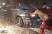 امدادرسانی به ۳۹۶ فرد گرفتار شده در برف و کولاک