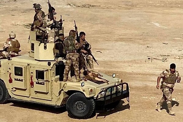 حمله داعش به مواضع ارتش و الحشد الشعبی