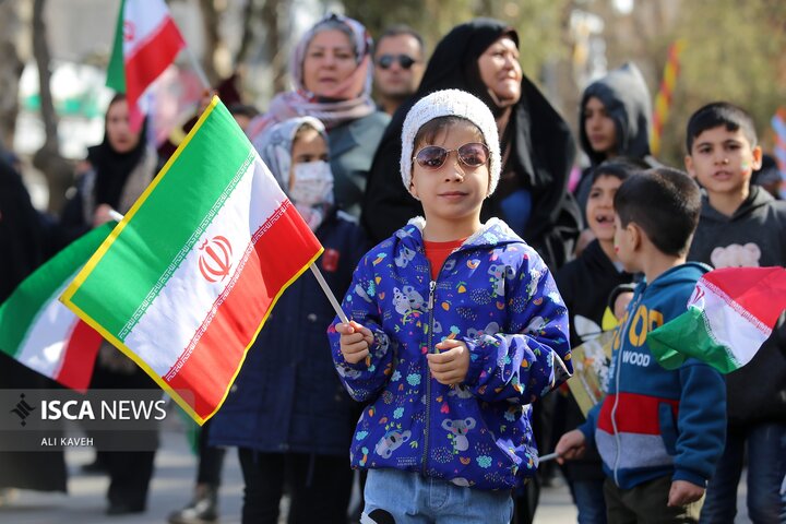 راهپیمایی بیست و دوم بهمن در بجنورد