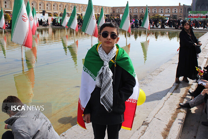 شکوه حضور مردم اصفهان