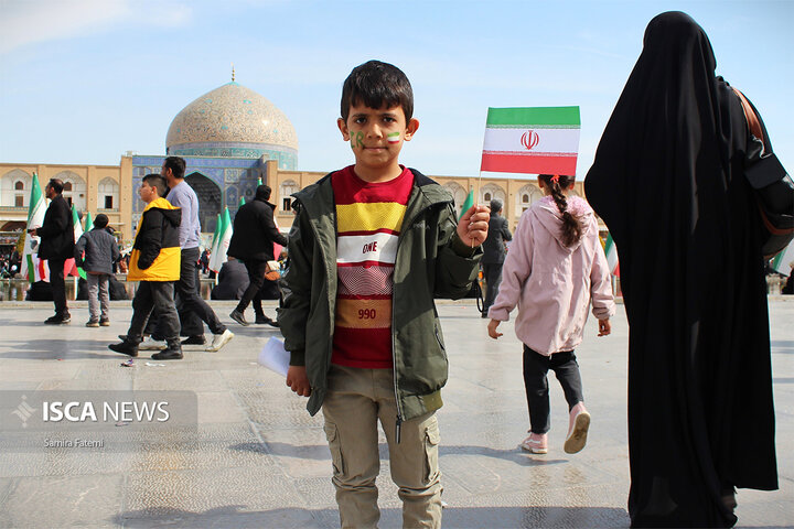 شکوه حضور مردم اصفهان
