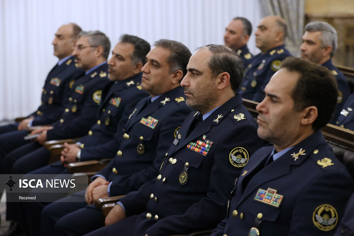دیدار شورای عالی فرماندهان نیروی هوایی ارتش جمهوری اسلامی ایران با رئیس جمهور