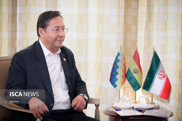 دیدار رئیس جمهور با لوئیس آرسه رئیس جمهور بولیوی