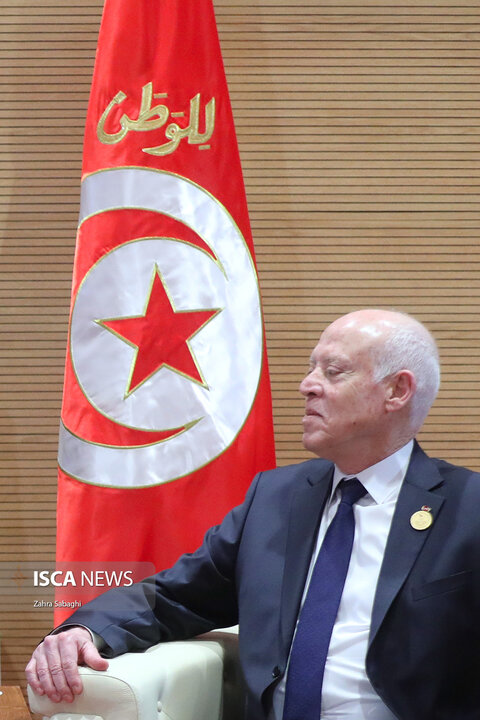 دیدار رئیس جمهور با قیس سعید، رئیس جمهور تونس
