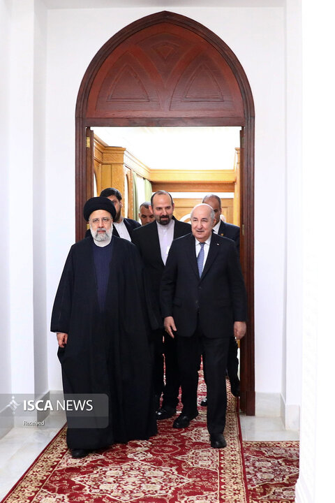 نشست مشترک هیئت های عالی رتبه ایران و الجزایر
