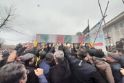 مراسم تشییع پیکر شهید مدافع امنیت در یاسوج برگزار شد