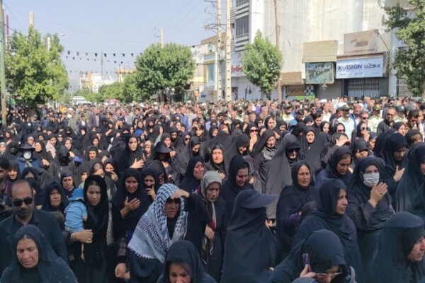 مراسم تشییع پیکر شهید مدافع امنیت در یاسوج برگزار شد
