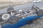 تصادف ۲ خودروی نیسان در اهواز یک کشته و ۴ مصدوم برجای گذاشت