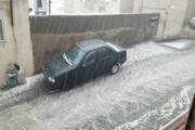 آب گرفتگی و جاری شدن سیل در شهر مارگون