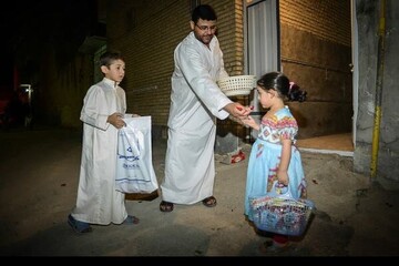 گرگیعان آیینی سنتی ویژه کودکان عرب‌ خوزستانی