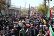 برگزاری راهپیمایی روز قدس در استان کرمانشاه