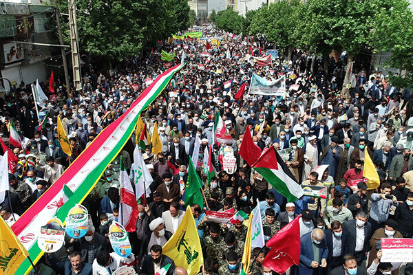 مسیرهای راهپیمایی روز جهانی قدس در شهرستان‌های استان قزوین مشخص شد