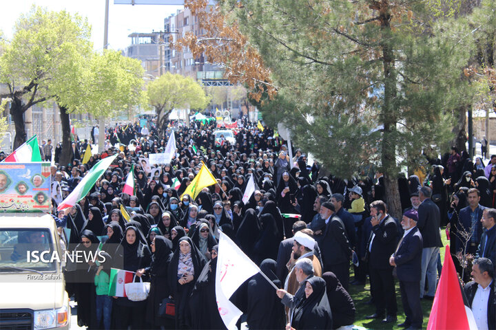 راهپيمايي روز قدس در بام ايران