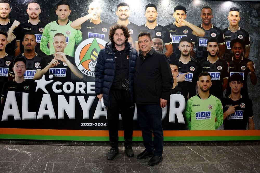 بازدید قلعهنویی از باشگاه آلانیا اسپور ترکیه + عکس