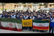 نوجوانان دهه هشتادی آبادان حمایت خودشان از حملات‌ تلافی‌جویانه سپاه به مواضع رژیم صهیونستی را اعلام کردند
