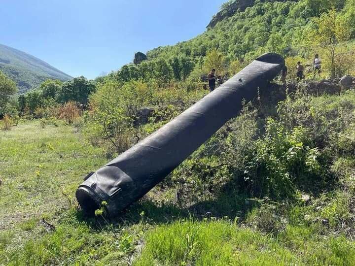 تصاویر بقایای موشکهای سپاه در اراضی اشغالی منتشر شد