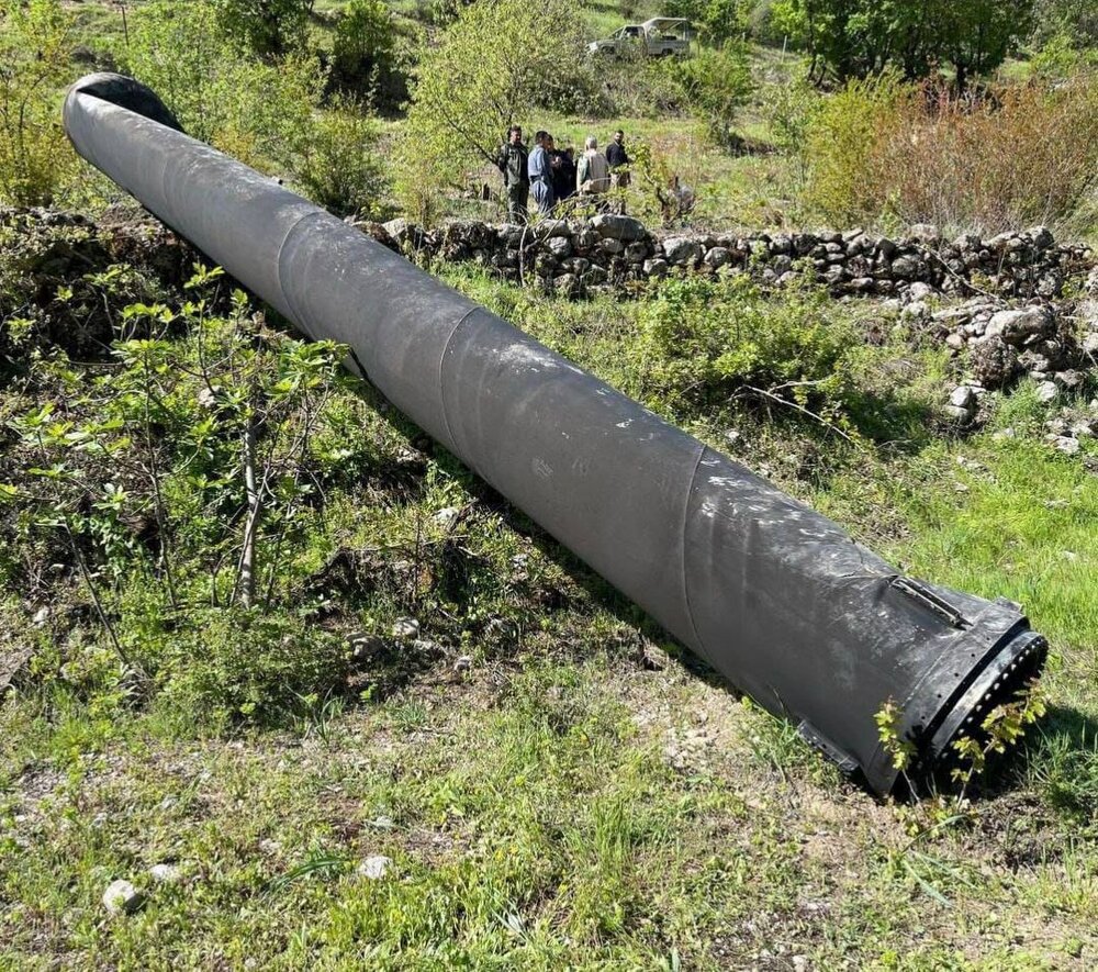 تصاویر بقایای موشکهای سپاه در اراضی اشغالی منتشر شد