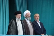 گزارش سفر رئیسی به سمنان / دیدار با مردم  دامغان در مصلای امام خمینی (ره)