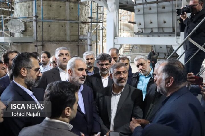 بازدید استاندار مازندران از نیروگاه زباله‌سوز ساری
