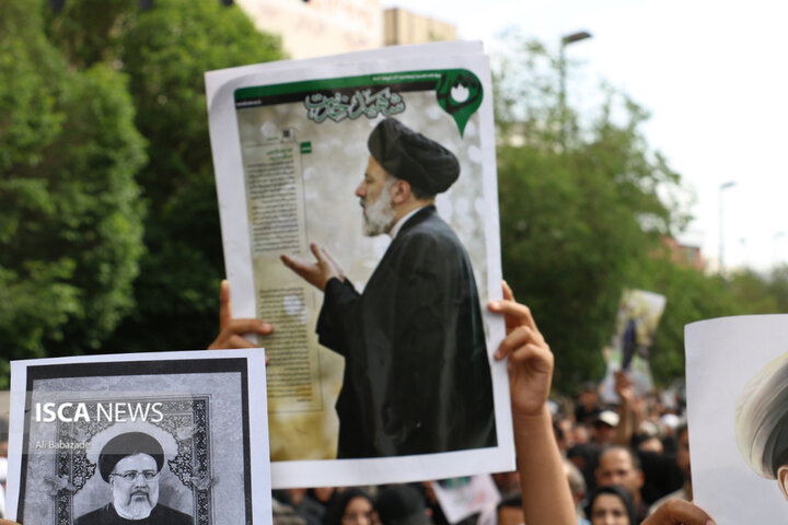تشییع باشکوه شهید جمهور در مشهد