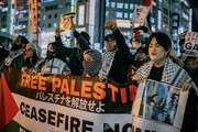 دانشجوهای ژاپنی‌ در صف اعتراض به نسل‌کشی در غزه/ درخواست قطع همکاری دانشگاه‌ها با اسرائیل