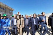 بازدید وزیر کشور از طرح انتقال پساب بجنورد به پتروشیمی خراسان