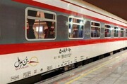 نقض فنی قطار تهران به مشهد برطرف شد