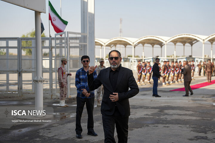 بازدید وزرای کشور ایران و عراق از مرز خسروی