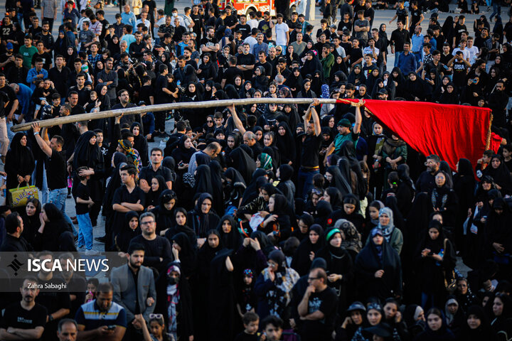 خیمه سوزان عصر عاشورا-میدان امام حسین(ع)