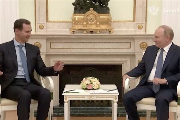 دیدار بشار اسد با پوتین در کاخ کرملین